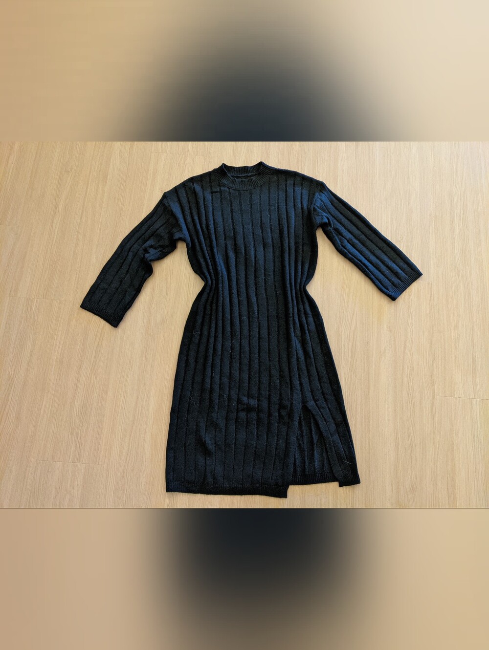 Sweater dress.